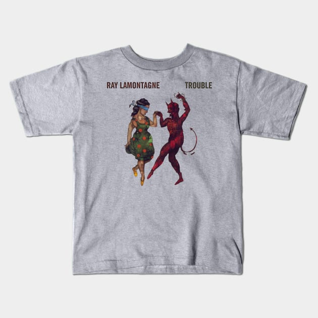 Dance Troublel Kids T-Shirt by MicroStar